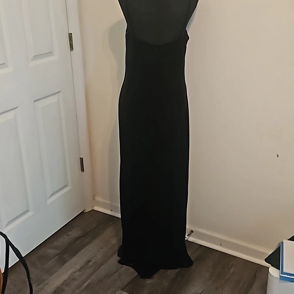 Floor Length Velvet Dress - Picture 6 of 12